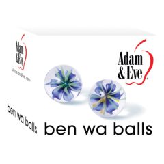   Adam & Eve - Стъклени оргазмени топки Ben Wa (полупрозрачни)