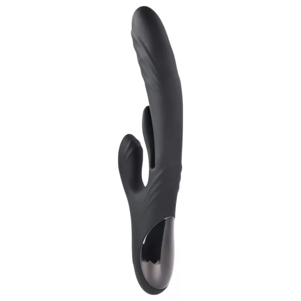 Playboy Rapid Rabbit - вибратор за клитор и G-точка - акумулаторен - черен