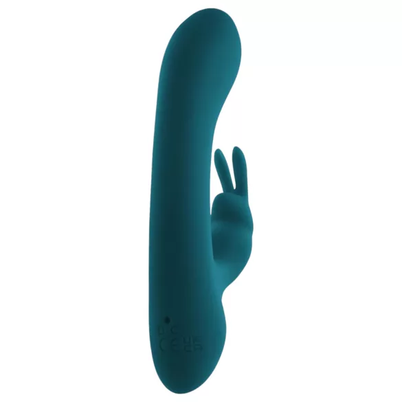 Playboy Rabbit - вибратор за клитор с уши, акумулаторен, водоустойчив, тюркоаз