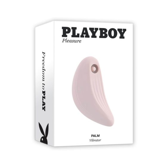 Playboy Palm - Акумулаторни, водоустойчиви клиторни вибратори 2в1 (розови)