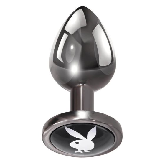 Playboy Tux - анален вибратор - малък (сребърен)