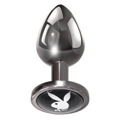   Playboy Tux - анален вибратор - малък (сребърен)