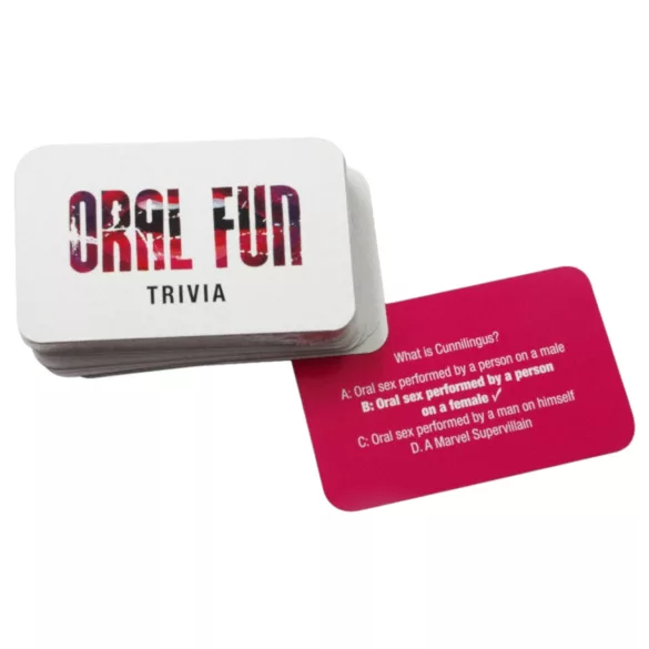 Oral Fun - еротична настолна игра за двойки (на английски език)