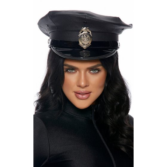 Forplay - шапка полицай (черна)