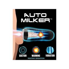   Lovebotz Auto Milker - Акумулаторна, водоустойчива смукателна мастурбация (черна)