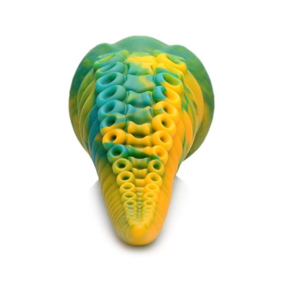 Creature Cocks Monstropus - вибратор за ръка на октопод - 22 см (жълто-зелен)
