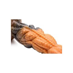   Creature Cocks Ravager - текстуриран силиконов вибратор - 20 см (оранжев)