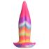 Силиконов дилдо със светещ език - 21см