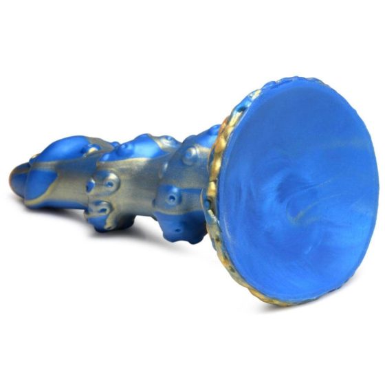 Creature Cocks Kraken - спираловиден вибратор с ръка на октопод - 21 см (златисто-син)