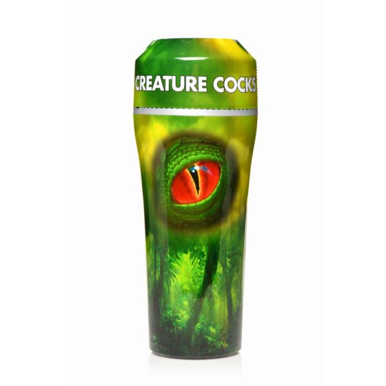 Creature Cocks Raptor - влечуго в калъф за перфоратор (черно-зелен)