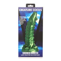   Creature Cocks Cockness Monster - силиконов дилдо с крачета със скоби (зелен)