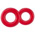 Stay Hard - комплект пръстени за пенис (червени)