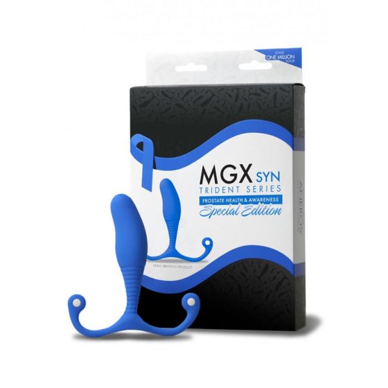 Aneros MGX Syn Trident - вибратор за простатата (син) -