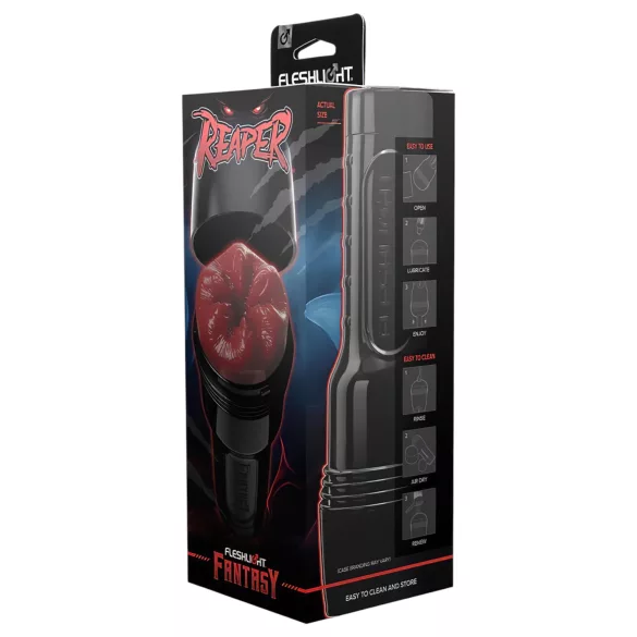 Fleshlight Fantasy Reaper - фантазен мастурбатор тип изкуствена вагина (червен)