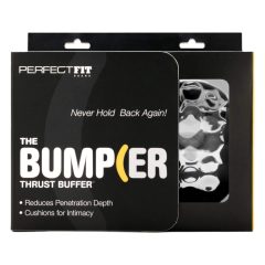   Perfect Fit The Bumper - комплект пръстени за тестиси и пенис - черен (2 броя)