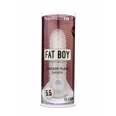   Fat Boy Checker Box - обвивка за пенис (15 см) - млечно бяла