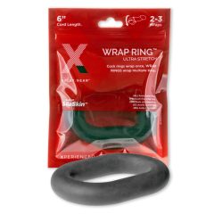   Perfect Fit Ultra Wrap 6 - дебел пенис пръстен - черен (15 см)
