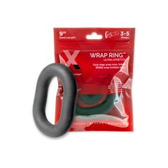   Perfect Fit Ultra Wrap 9 - дебел пенис пръстен - черен (22 см)