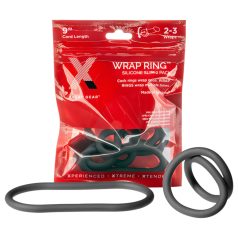   Висококачествена тънка пенис-кръг 22см - черен