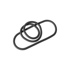   Perfect Fit Slim Wrap 9 - тънък пенис пръстен - черен (22 см)