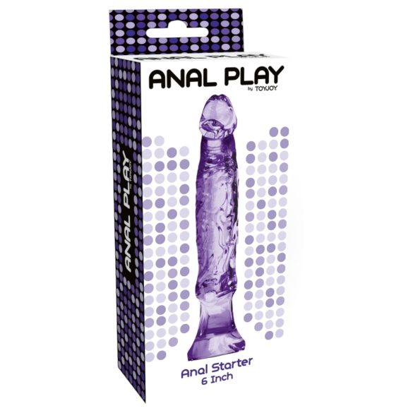 Toyjoy Anal Starter - реалистично анално дилдо - 16см (лилаво)