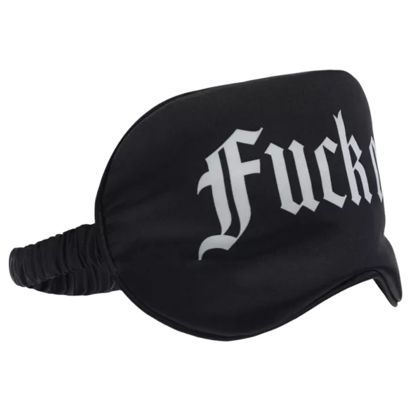 Ох! - сатенена превръзка за очи с надпис "Fuck Off" (черна)
