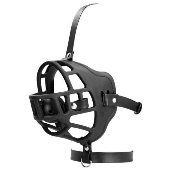 Ouch! - маска за уста с вградени накрайници - черна