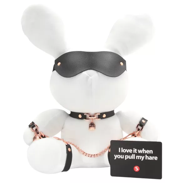 Bondage Rabbit - бдсм маска за заек - бяла