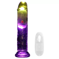   REALROCK - вибратор с LED светлина - 15 см