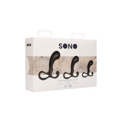   Sono - комплект вибратори за стимулиране на простатата - 3 части (черни)