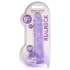 RealRock - прозрачно реалистично дилдо - лилаво 22см