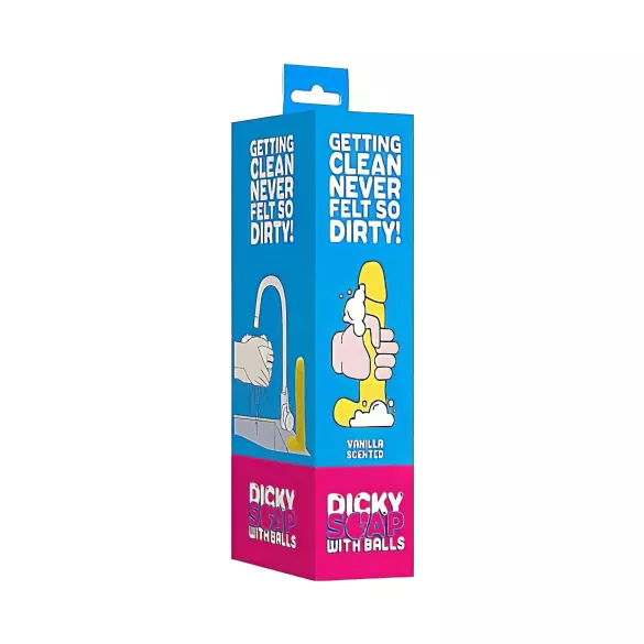 S-Line - Dicky - сапун пенис с тестиси - ванилия (210 г)