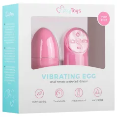   EasyToys - носимо вибриращо яйце с 7 режима и дистанционно управление (розово)