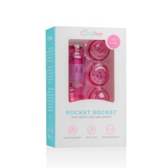   Easytoys Pocket Rocket - комплект вибратори - розов (5 части)
