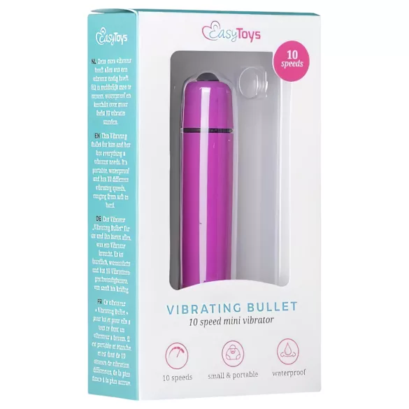 Easytoys - вибратор bullet - водоустойчив - лилав