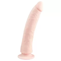   Easytoys - дилдо с вакуумна основа - 100% силикон - 21см - телесен цвят