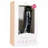 Easytoys - дилдо с тестиси и вакуумна основа - 20 см - черен