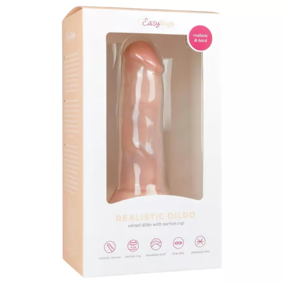 Easytoys - реалистично дилдо с вендуза - 15,5 см - телесен цвят