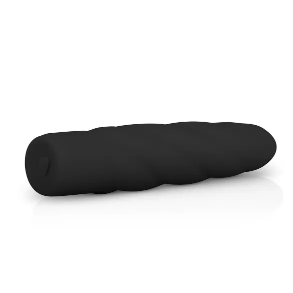 Easytoys Power Vibe - вибратор с усукан силиконов корпус - черен