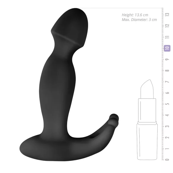 Easytoys - вибратор за простата - мощна стимулация - черен