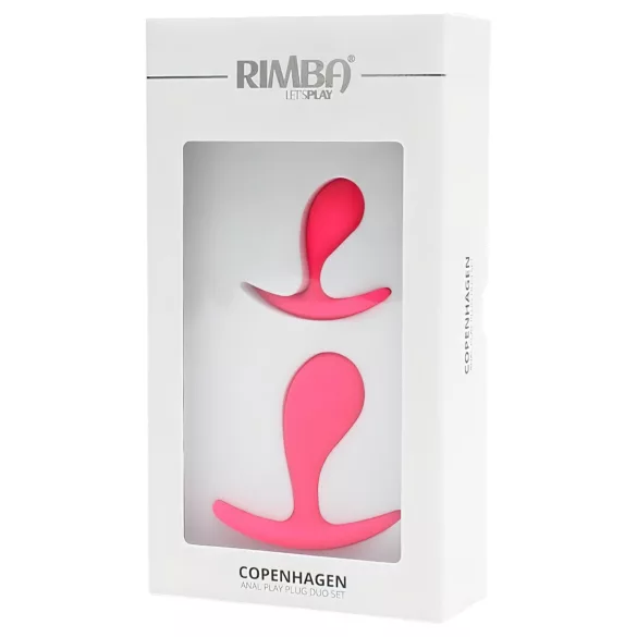 Rimba Copenhagen - комплект анални плъгове (розов, 2 бр.)