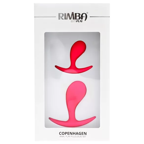 Rimba Copenhagen - комплект анални плъгове (розов, 2 бр.)