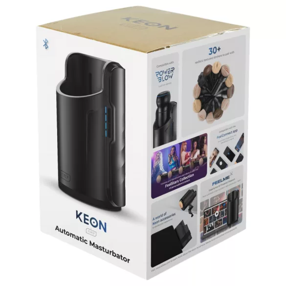 Kiiroo Keon Wifi Automatic - автоматичен мастурбатор аксесоар - черен