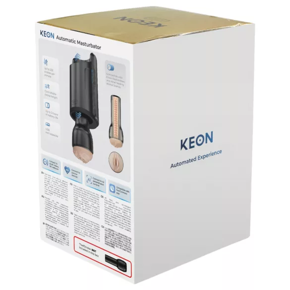 Kiiroo Keon Wifi Automatic - автоматичен мастурбатор аксесоар - черен