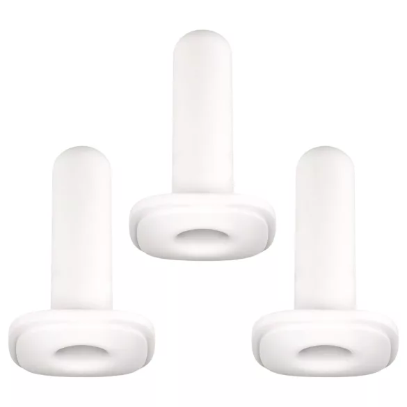 Kiiroo Onyx - ръкав за мастурбатор - тесен отвор - 3 броя - бял