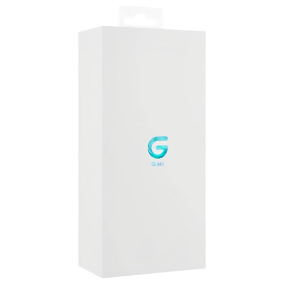 Gildo Glass No. 5 - стъклено дилдо спирала - прозрачно-синьо