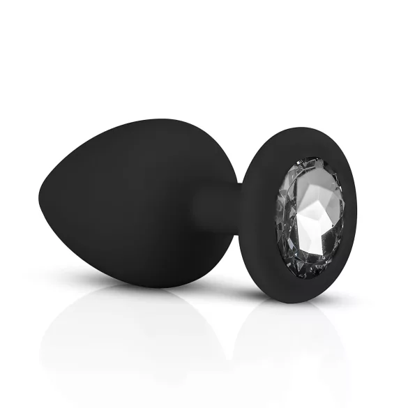 Easytoys - анален плъг сет - с диамант - черен