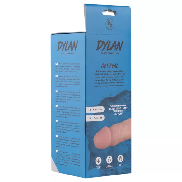 Real Fantasy Dylan - реалистично дилдо - 23 см - телесен цвят