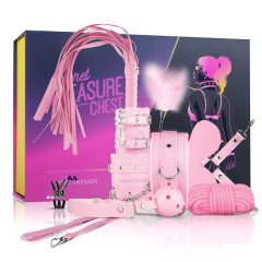   Secret Pleasure Chest - BDSM комплект за напреднали - 14 части (розов)