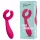 Easytoys Couple - вибратор за двойки - акумулаторен, водоустойчив - розов